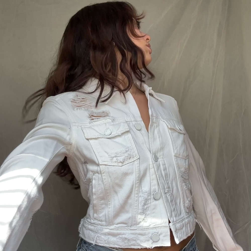 White Paige denim jacket